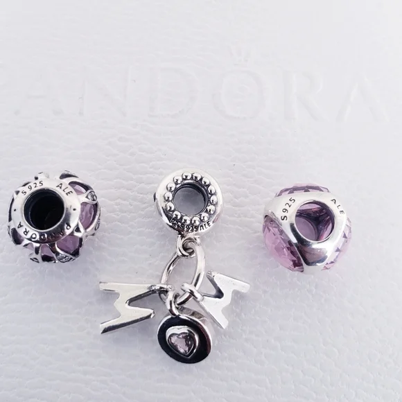 ⚘️Authentic Pandora MOTHER'S BRACELET 4pc GIFT 🎁 SET